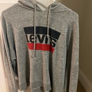 Levi’s cropped sweatshirt!